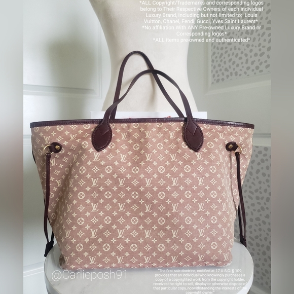 *SOLD* Authentic Pre-owned Louis Vuitton Idylle Neverfull MM - Picture 2 of 16